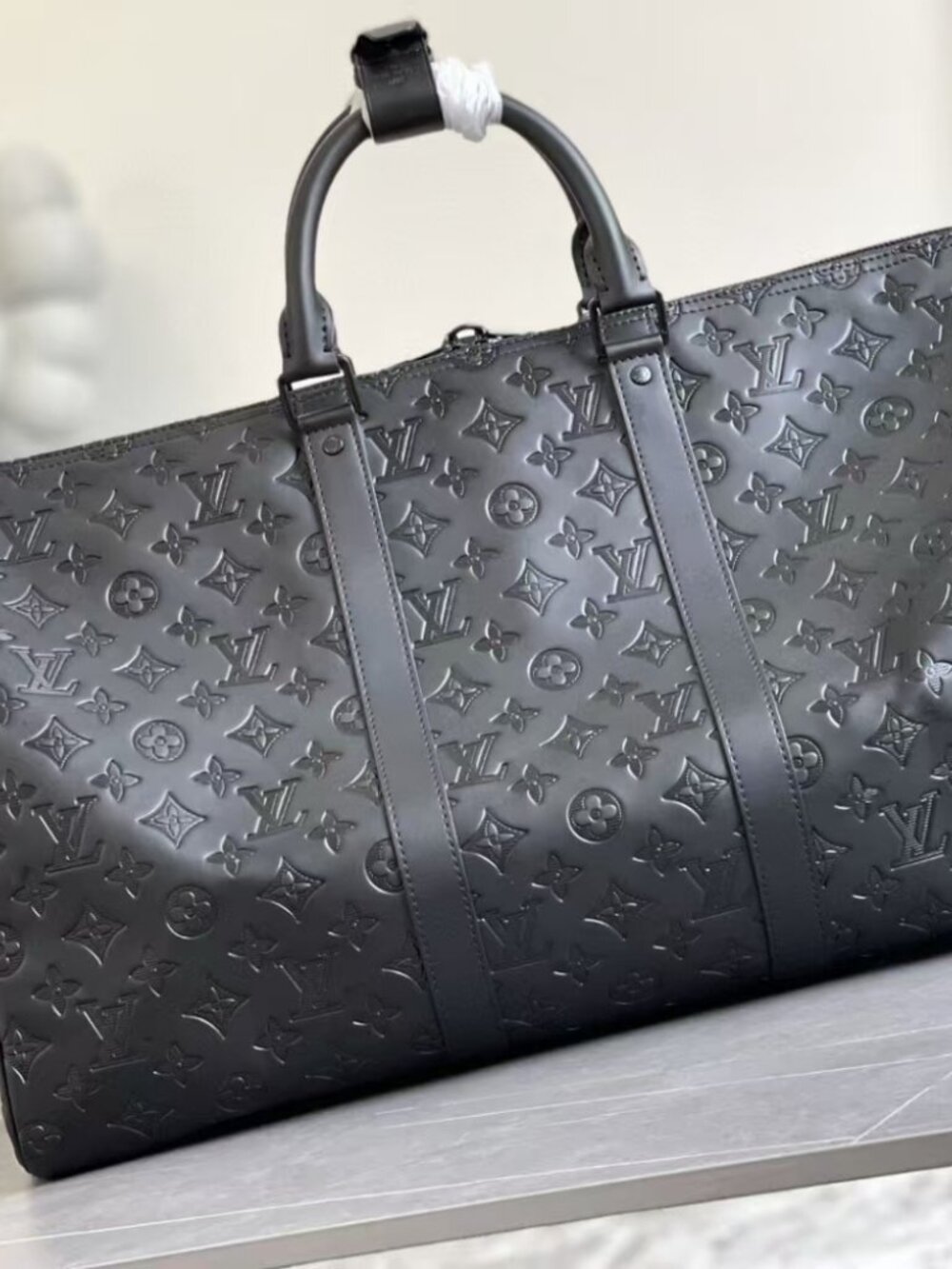 Louis Vuitton Keepall 50 Monogram Shadow Leather - Picture 9 of 9